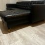 sofa - Landskrona 3 seater sofa with chaise lounge bomstad black with wood Image 2