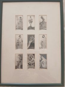 Vintage Carreras Ltd. "Film & Stage Beauties" Framed Collage
