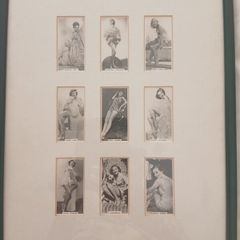 Vintage Carreras Ltd. "Film & Stage Beauties" Framed Collage