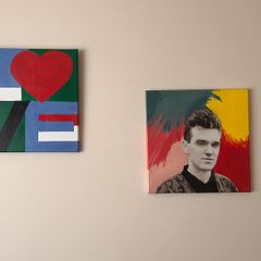 2 Canvas Wall Art Pictures 40 x 40cm