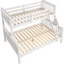 Neptune Triple Bunkbed in White/Grey Image 4