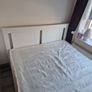 White Songesand Bed frame and mattress Image 4