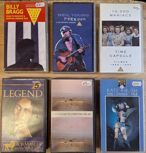 Rock And Pop Vhs Tapes For Sale in Drogheda, Louth from elmo1127