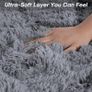 Large Area Rug 180x270cm Shaggy Rug  Soft Fluffy Area Rug for Living Room & Bedroom, Non-Slip Plush Carpet Image 3