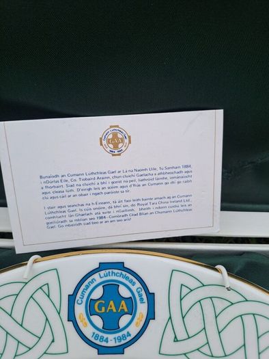 GAA centenary plate