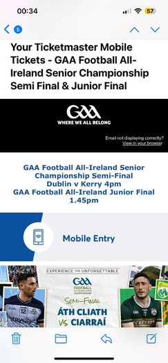Dublin v Kerry tickets
