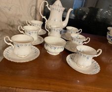 Royal Albert Memory Lane bone china England a very collectible vintage tea coffee service.