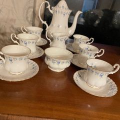 Royal Albert Memory Lane bone china England a very collectible vintage tea coffee service.