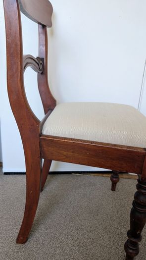 Regency dining room chairs x4