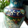 Vintage Chinese Cloisonne and Enamel Collection. Vase, Bowl and Trinket Box Image 10