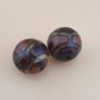 Vintage Agate Carnelian Amulet Beads Lot of 2 Rare Pattern Pieces Image 2
