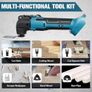 Cordless Oscillating Multi-Tool for makita 18V Battery (NO Battery) Oscillating Kit with 6 Variable Speeds for Removing, Scraping, Cutting with 23 Accessories Image 4