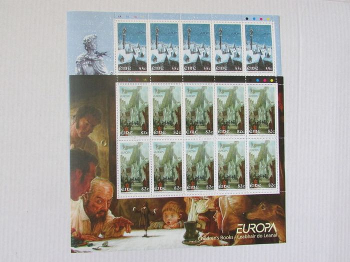Ireland 2010,Two Europa sheetlets.Children's Books.MNH.