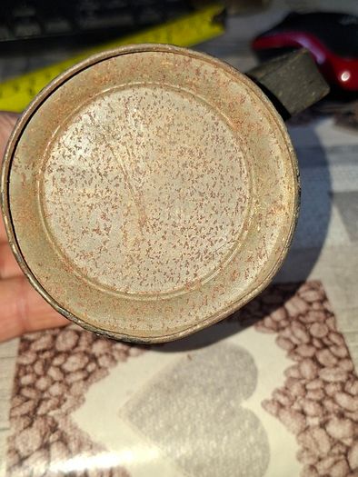 Rare 13 Piece Lot of Antique Chavagnat Tin Measuring Demi-Litre from Paris, France, dating  approximately 1800s.