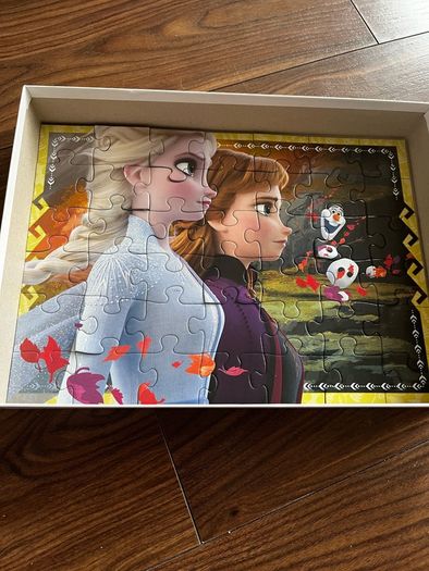 Frozen puzzles x 4 age 4+ 42 pieces each