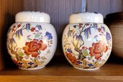 Vintage pair of sadler ginger jars