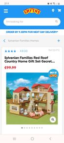 Sylvanian Families Red Roof country home