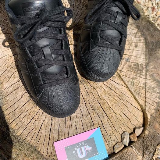 Classic Adidas Superstar All Black