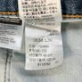 Levis 505 Mens Jeans W34 L30 Light Blue Denim Straight Leg Button Fly Image 9