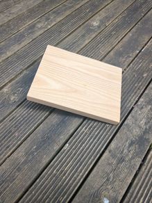 bedside floating shelf solid ash