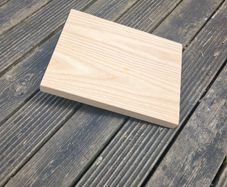 bedside floating shelf solid ash
