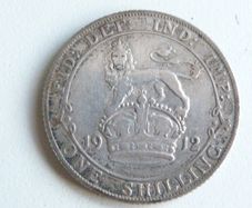 1912 silver shilling