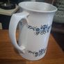 Large Midcentury Crown Lynn Water Pitcher Wash Jug Image 2