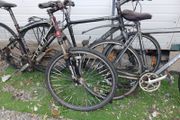 mountain bikes