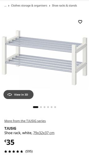 Ikea shoe racks