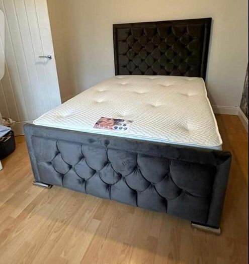 king size Monaco bed frame with Mattress included