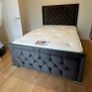 king size Monaco bed frame with Mattress included Image 4