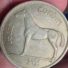 Irish Pre decimal Half Crown Coin
