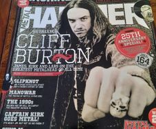 METAL HAMMER - 25th Anniversary with Metallica's Cliff Burton article