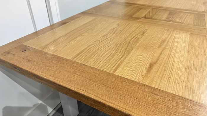 Solid Oak Extending Dining Table, Ex Display