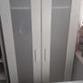 White 2-Door Wardrobe Image 2