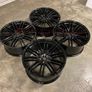 21" Inch Porsche Macan Turbo Style Wheels Gloss black 5x112 66.6 Image 4