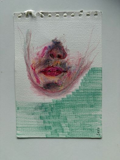 Original Art Original Drawing 'Transitioning' Irish Art abstract painting