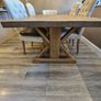 solid oak dinning tabel with 8 chairs Image 6