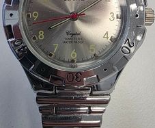 Omax Silver Tone Men Quartz Watch