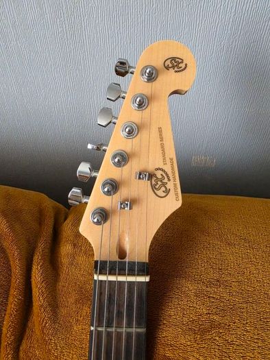 Electric guitar and amp