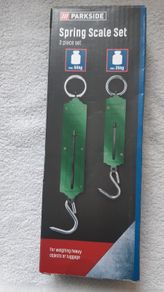 Parkside Spring Scale Set 25KG and 50KG Luggage Weighing
