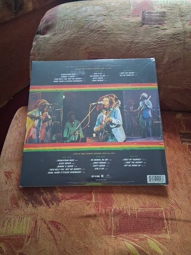 lp Bob marley and the wailers live a 3 LP Set Deluxe edition.
