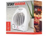 2000w Upright Fan Heater - White
