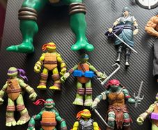Large Action Figure Collection - TMNT, Naruto, Marvel & DC