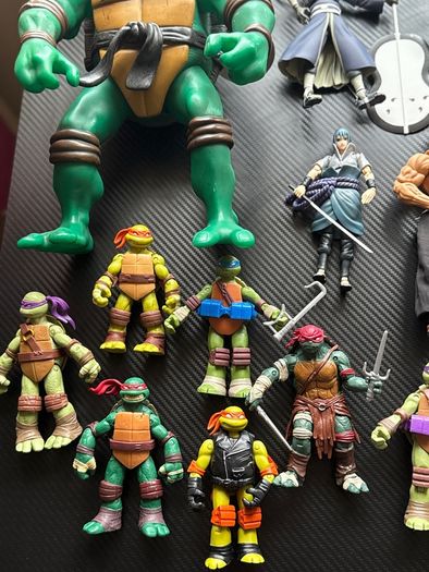 Large Action Figure Collection - TMNT, Naruto, Marvel & DC