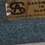 German Made slate brass barometer In Solid Green Slate HANDMADE IN SLATE 450 MILLION YEARS OLD Image 10