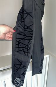 Brand New Ladies Fitness Yoga Pants with Mesh Panel Details