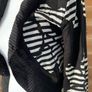 Women's bolero shrug cardigan black/ white flowers Bitte Kai Rand size 10-12 New Image 5