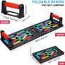 FREE EXPRESS SHIPPING Push Up Board, 12 in 1 Multifunctional Portable Press Up Board, Pushup Stand, Muscle Board Rack Strength Training Fitness Equipment Push Up Rack for Home Gym Exercise Body Building Workout Image 5