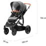 baby pram 3 in one (travel system) carseat and bassinet Image 10